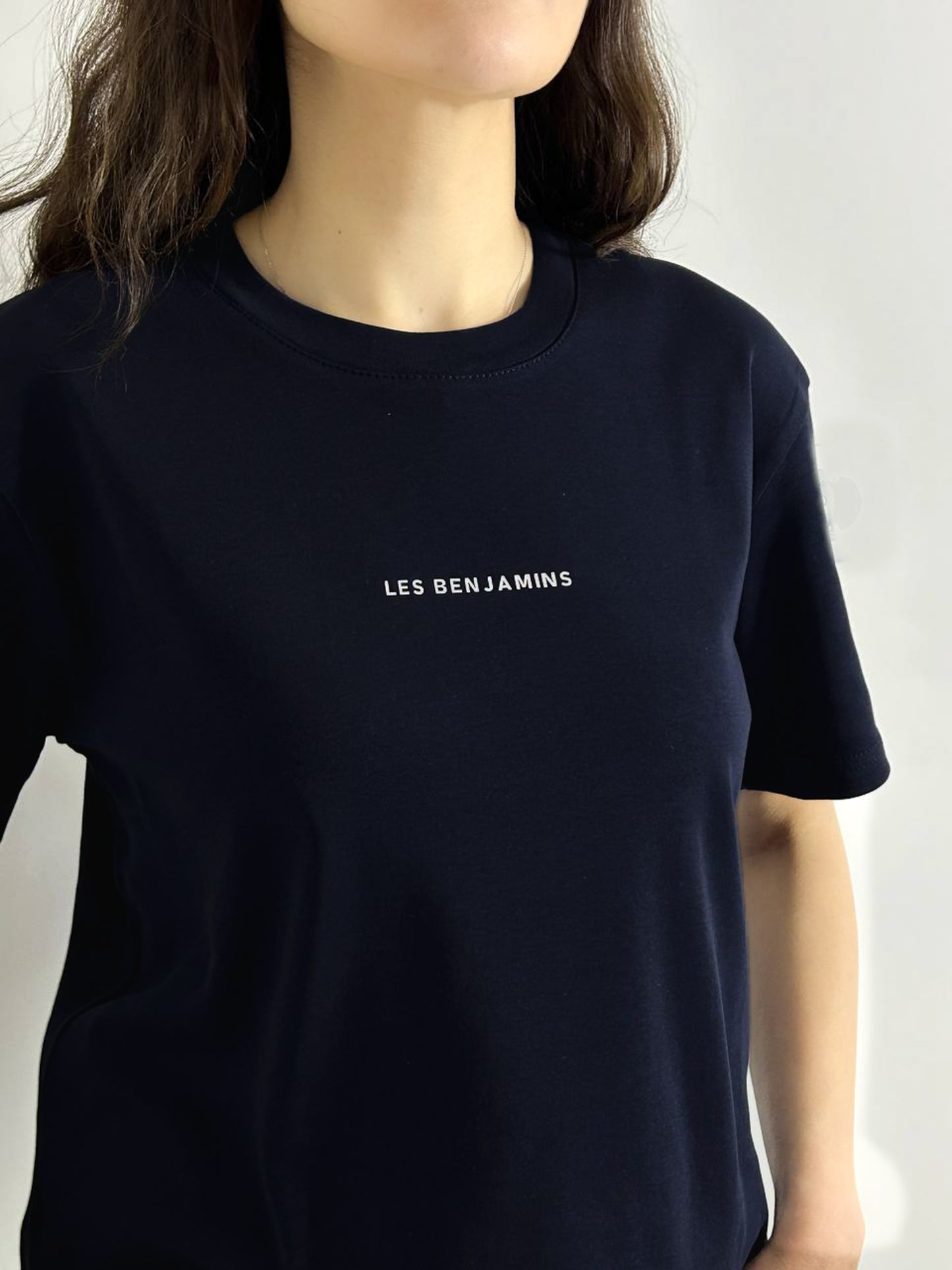 Lacivert LB Baskılı T-Shirt